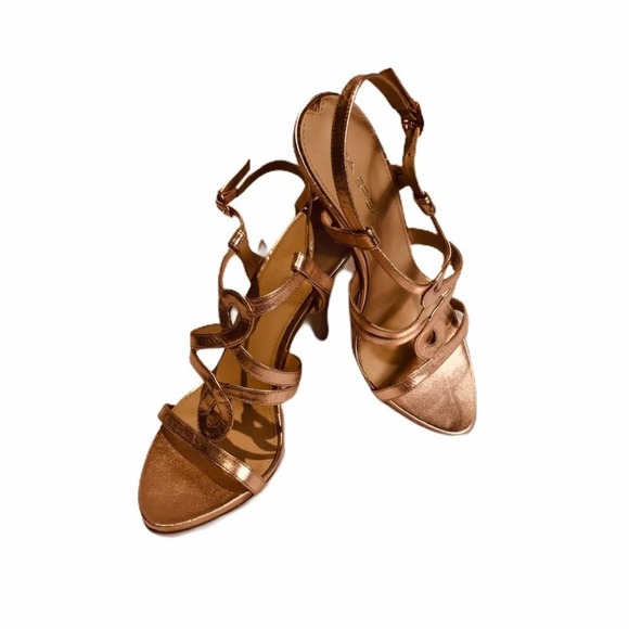 Via Spiga Shoes - Via Spiga Honour 2 Copper Party Style Heel Sandal